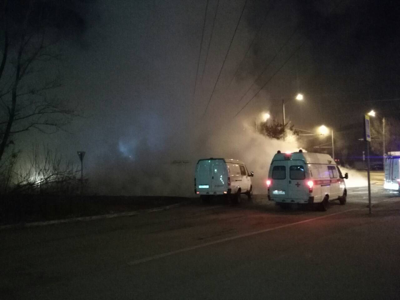 В Самаре перекрывали Московское шоссе из-за коммунальной аварии