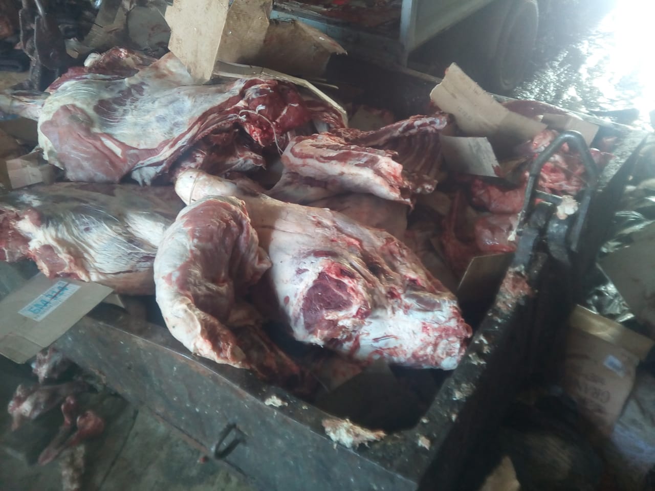 В Самарской области уничтожили пять тонн говядины без документов