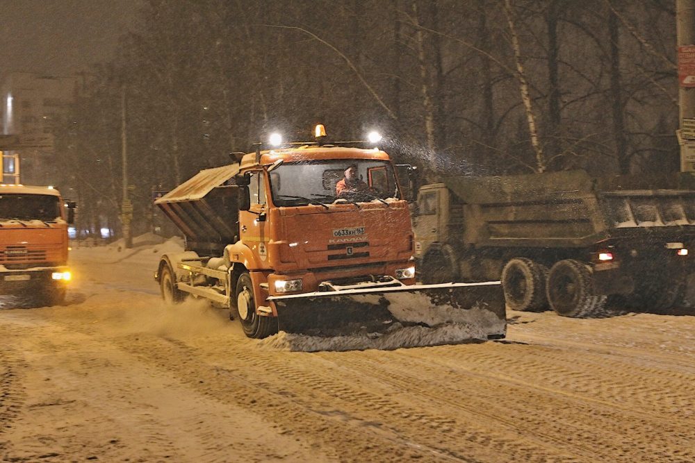 Ночью на улицы Самары выведут 116 снегоуборочных машин