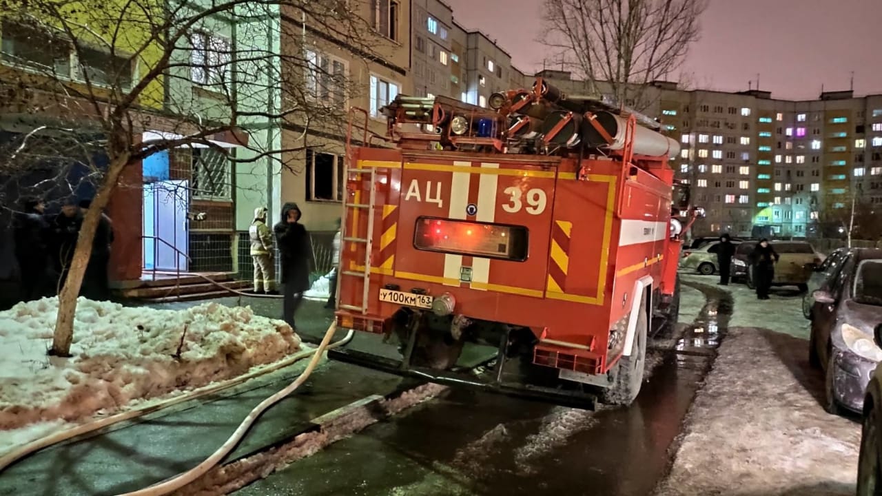 В Тольятти на пожаре погибли мужчина и женщина