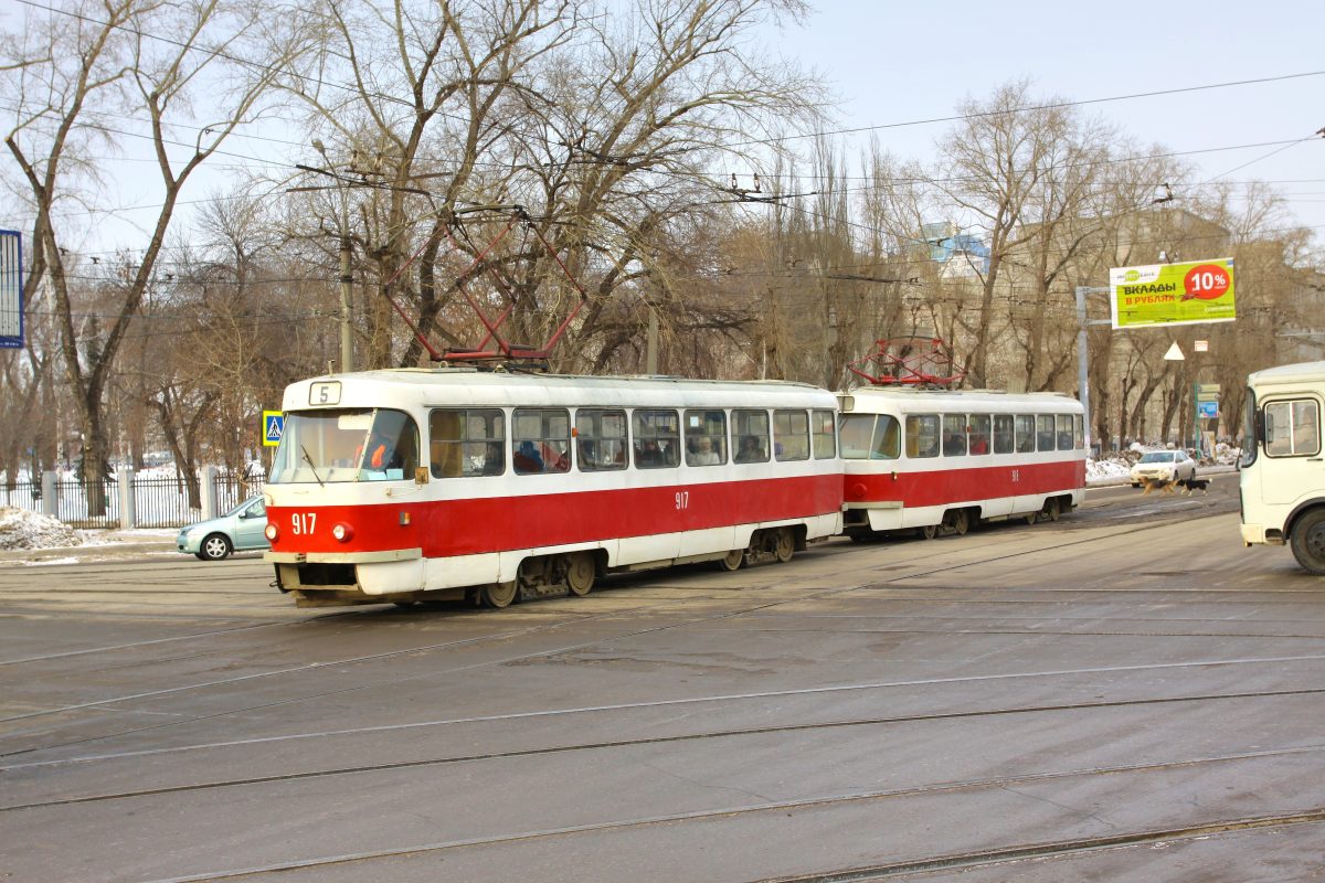 В Самаре изменили схему движения трамвая № 25