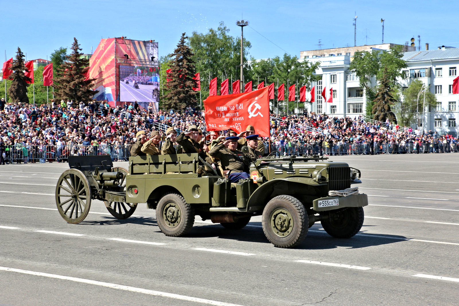 В Самаре 9 мая состоятся парад, шествие «Бессмертного полка» и салют