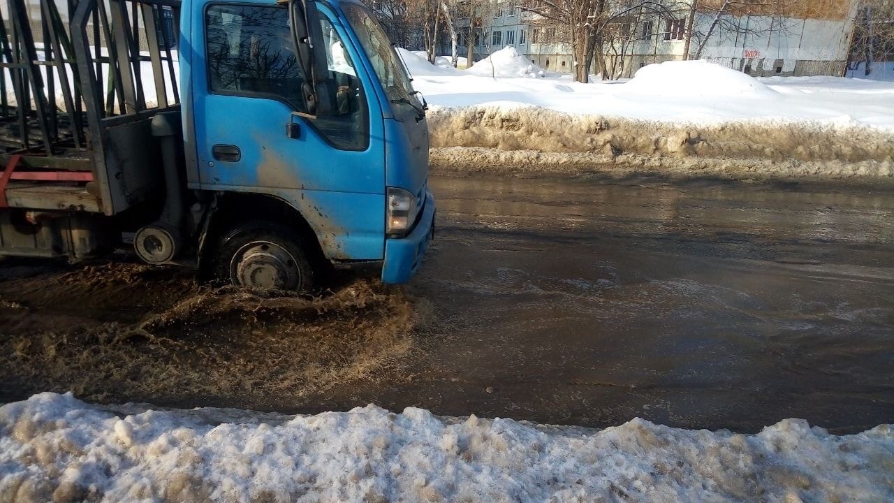 Улицу Алма-Атинскую в Самаре затопило