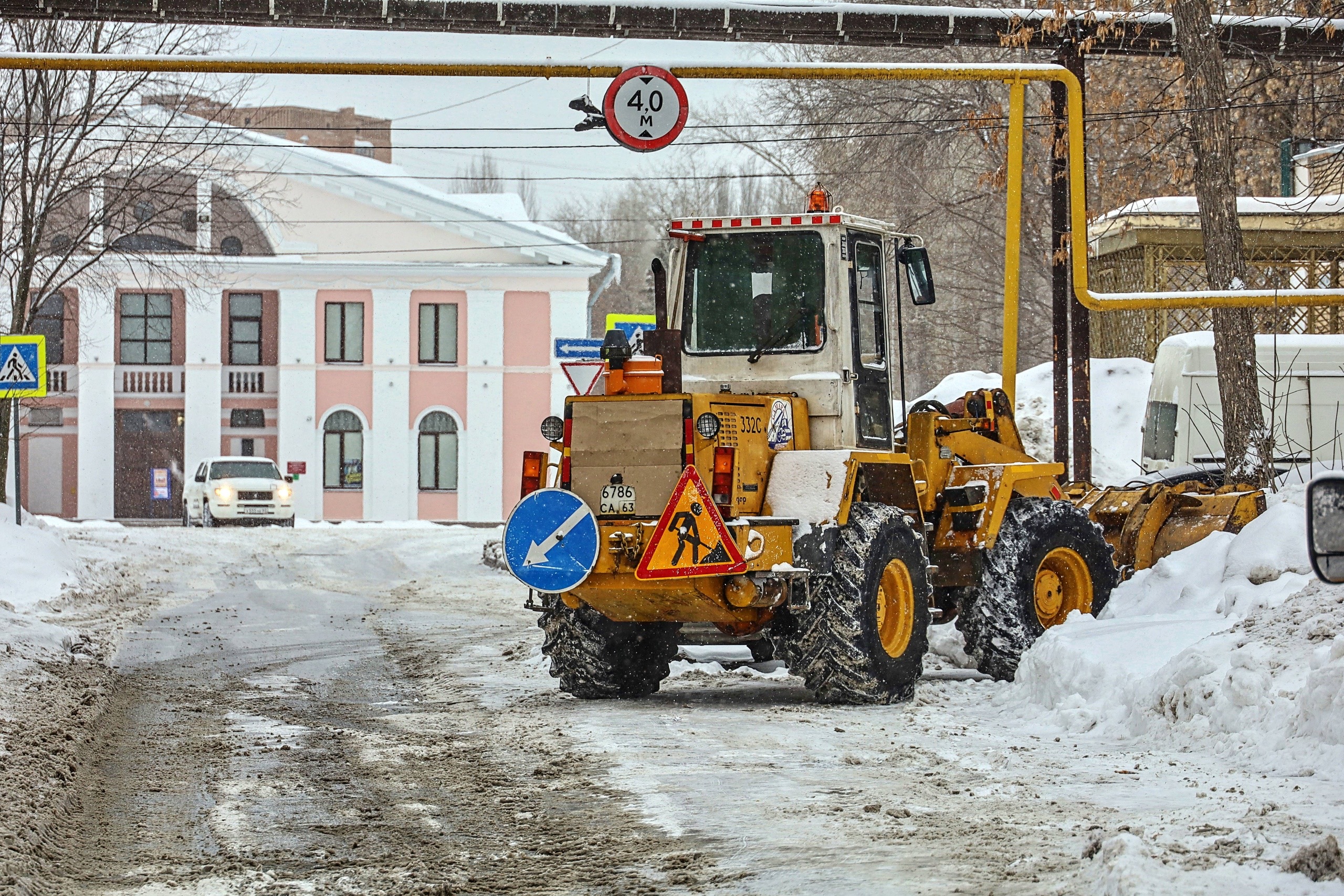 С начала зимы с улиц Самары вывезли более полумиллиона тонн снега