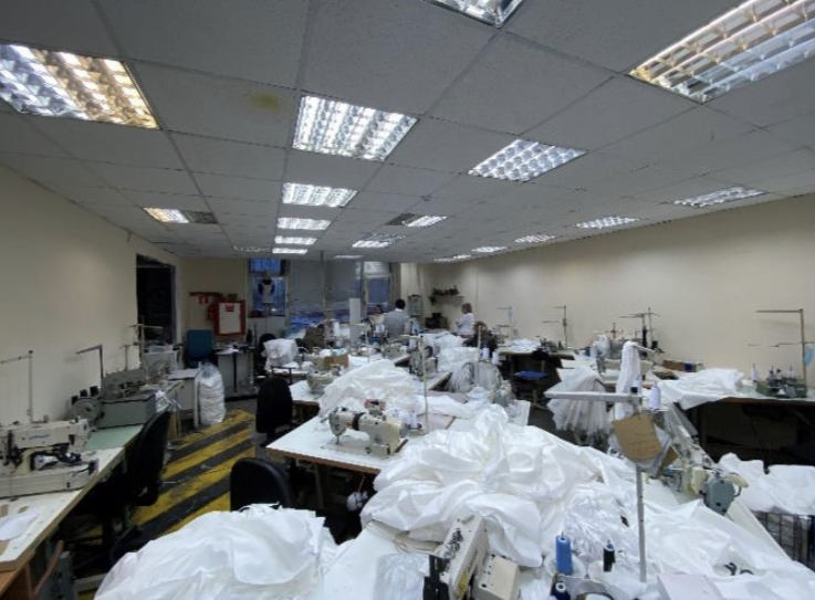 В Самарской области обнаружили подпольное производство масок и медицинских комбинезонов