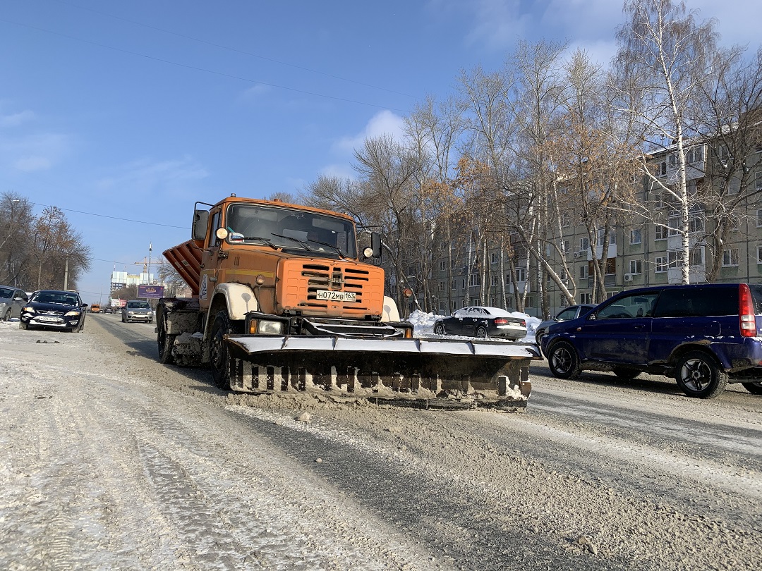 С начала зимы с улицы Советской Армии в Самаре вывезли около 10 тысяч тонн снега