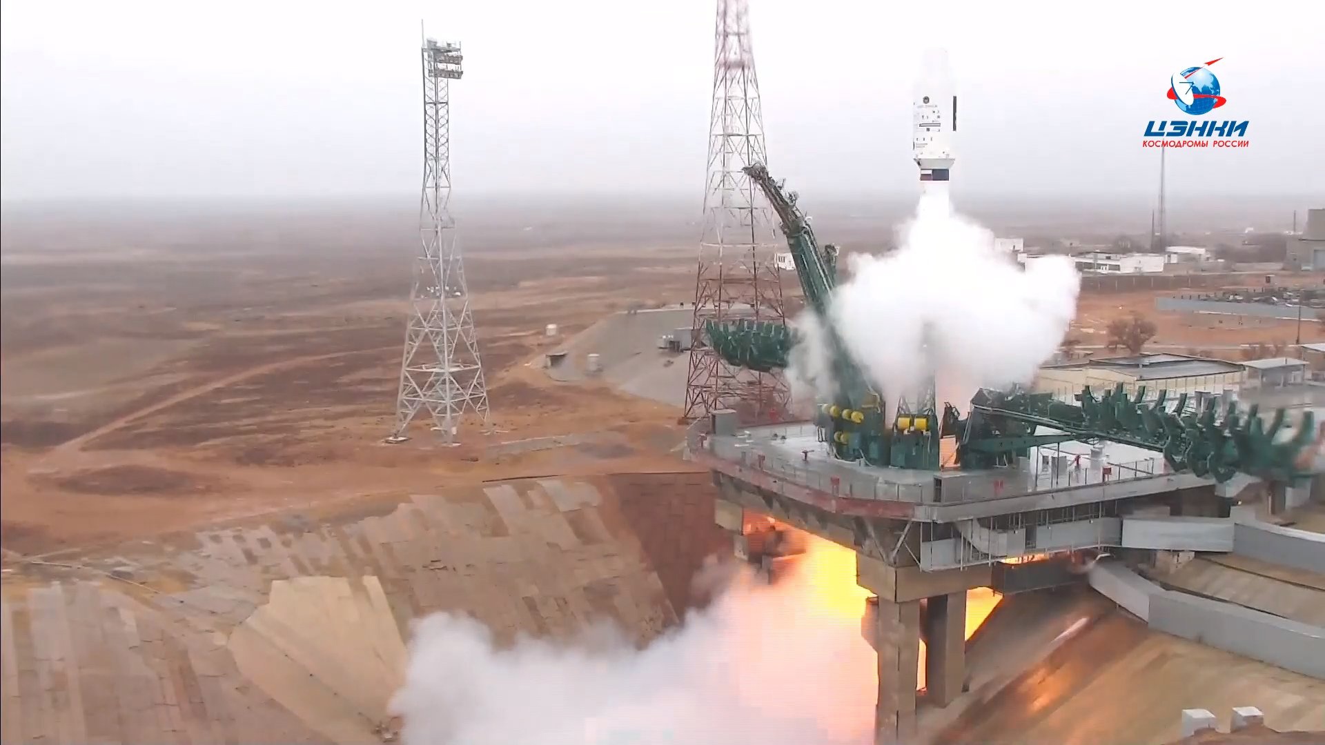 Самарская ракета-носитель «Союз-2.1а» успешно стартовала с космодрома Байконур