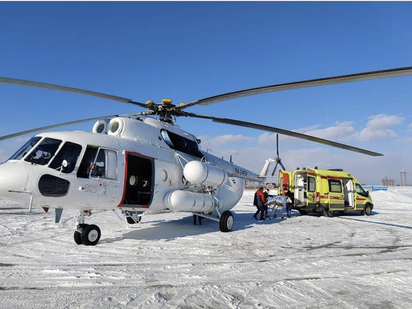 В марте вертолеты санавиации доставили 14 пациентов с коронавирусом в больницы Самары и Тольятти