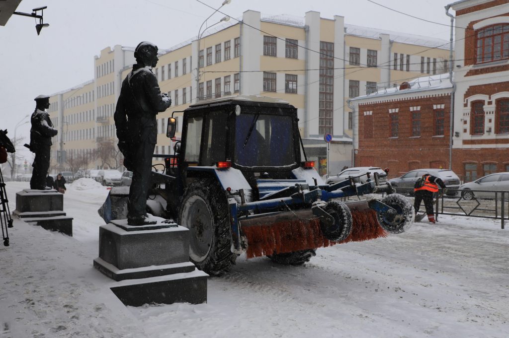 В Самаре возобновилась расчистка улиц от снега