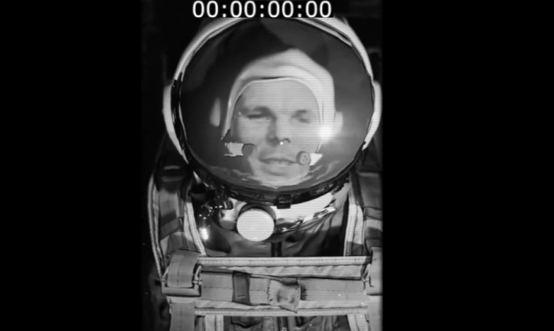 Опубликована видеозапись первого полета человека в космос