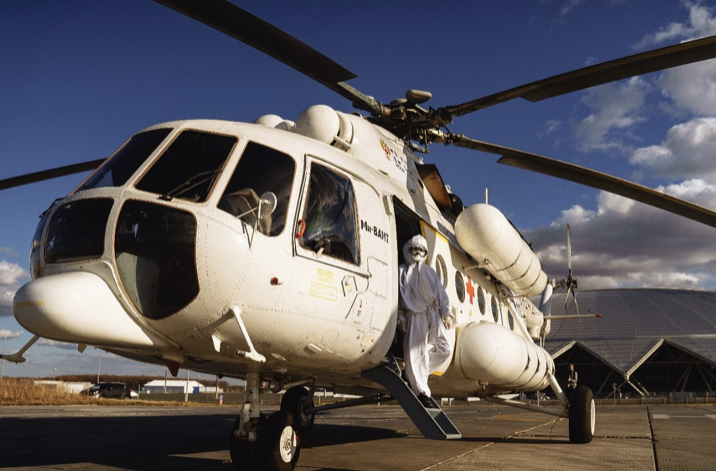С начала года вертолеты санавиации доставили 31 пациента с коронавирусом в больницы Самары и Тольятти