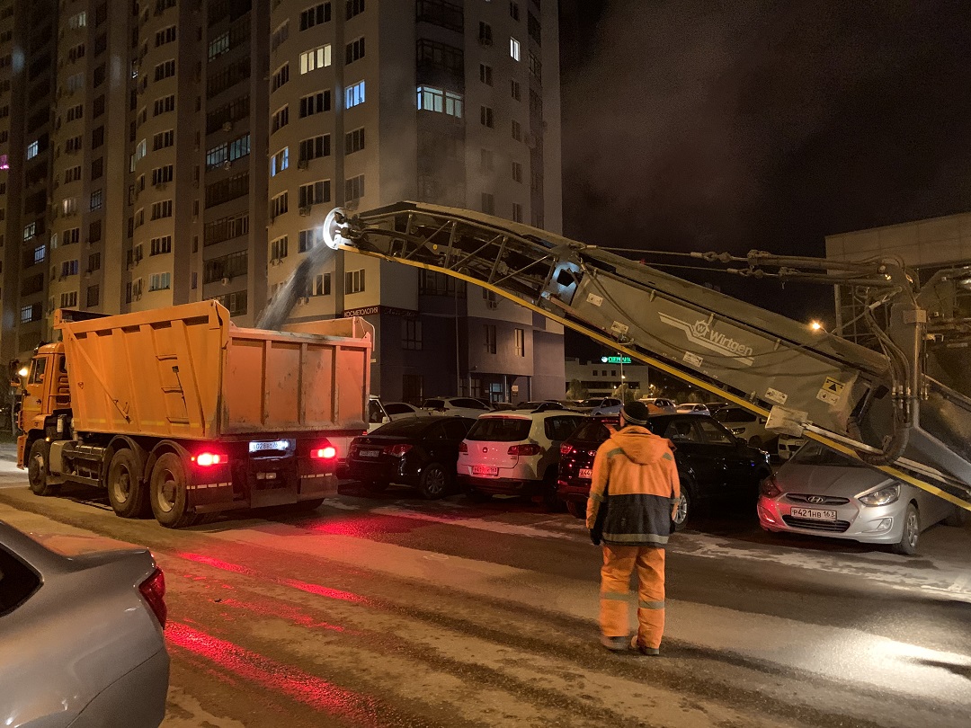 В Самаре начался ремонт улицы Луначарского