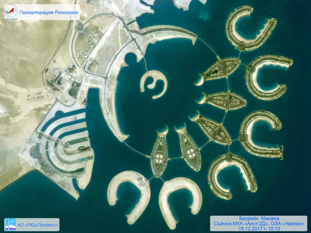 Вид сверху: 8 фото с самарского космического спутника «Аист-2Д»