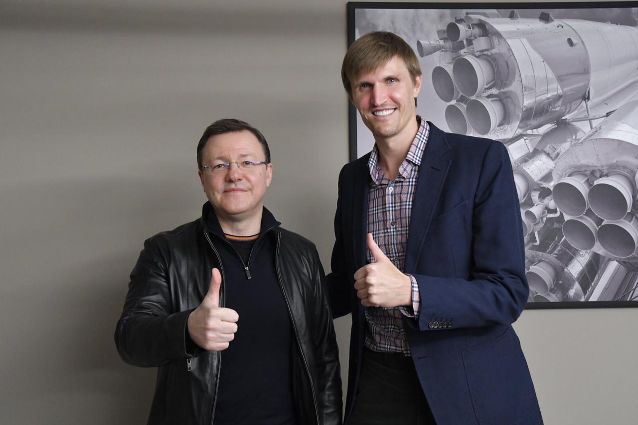 Андрей Кириленко и Дмитрий Азаров обсудили развитие самарского баскетбола