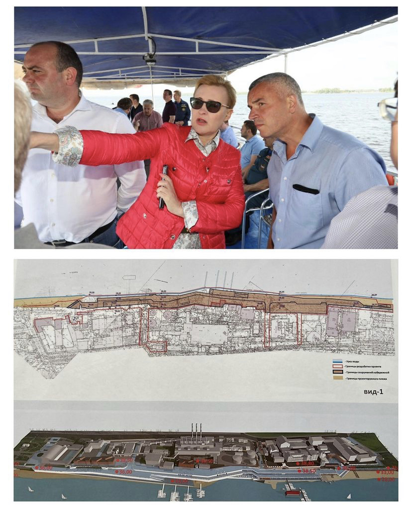 Елена Лапушкина обсудила концепцию будущего масштабного проекта по строительству пятой очереди набережной
