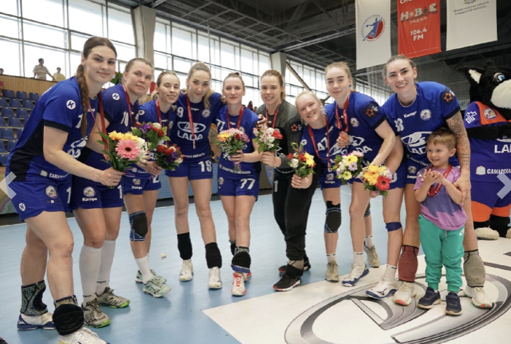 Гандболистки тольяттинской «Лады» выиграли бронзовые медали чемпионата России