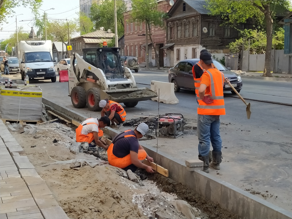 В Самаре завершается ремонт улицы Арцыбушевской