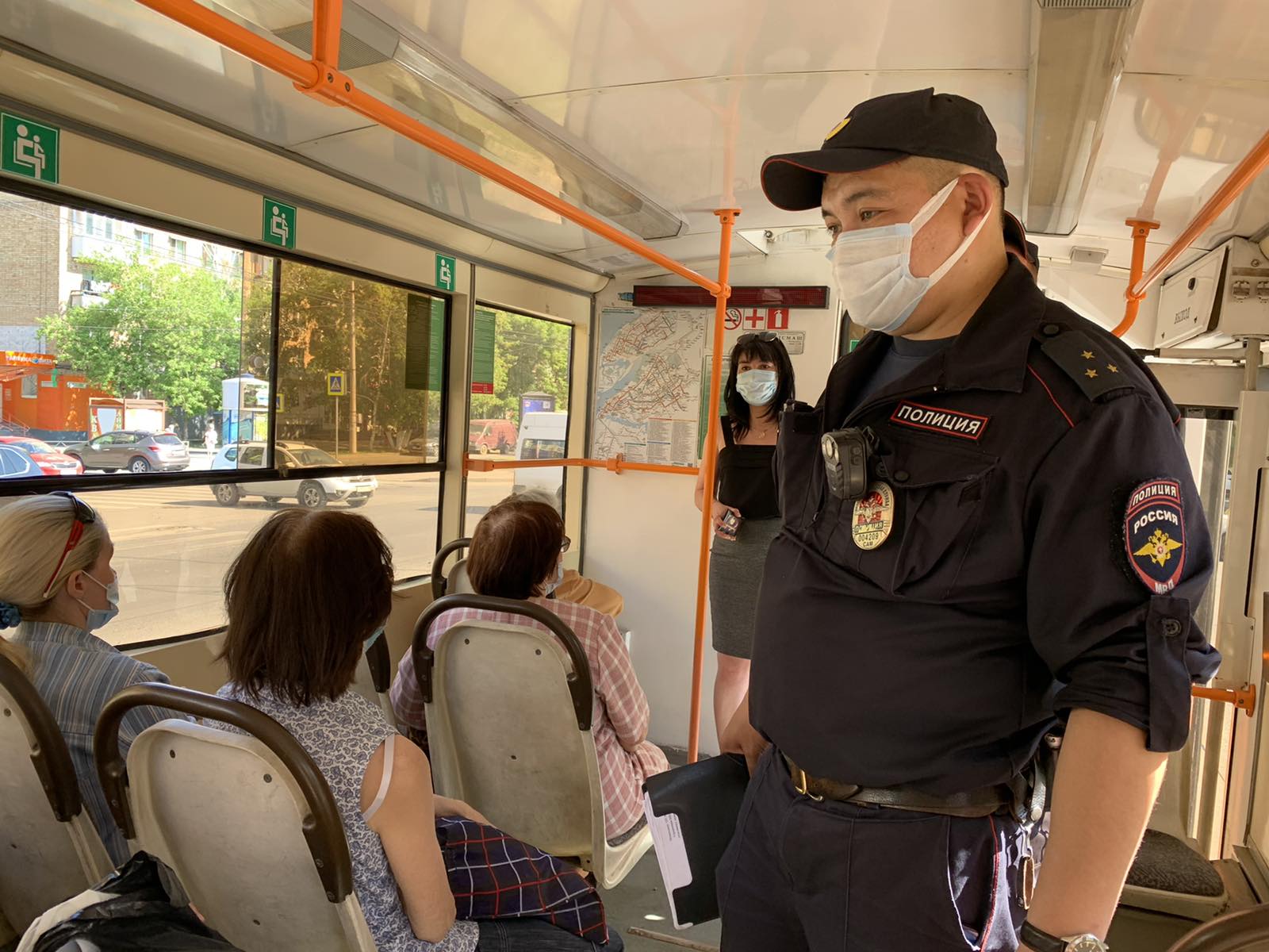 За минувшую неделю в Самаре составили 9 протоколов на пассажиров -«антимасочников»
