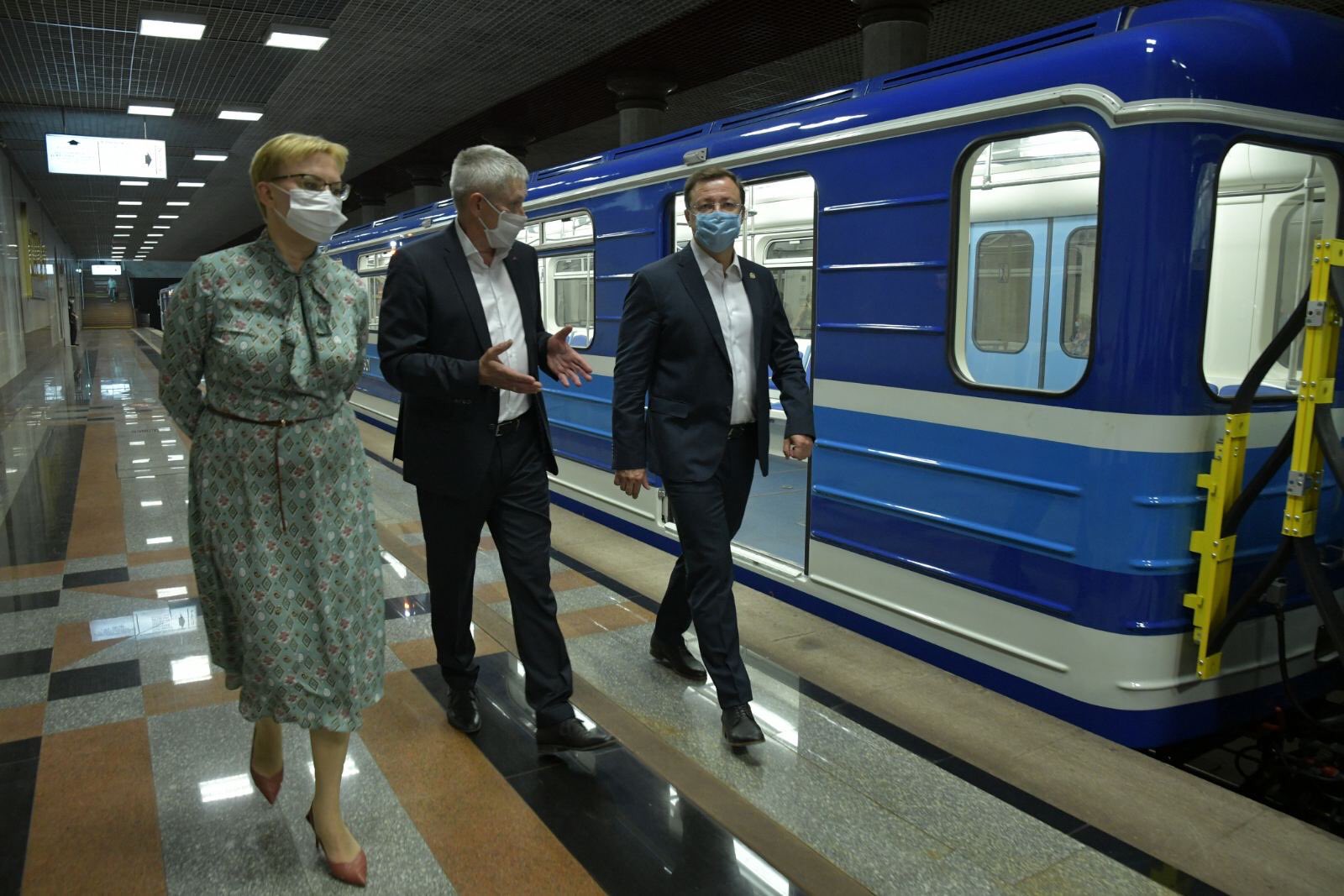 Елена Лапушкина: Для самарского метрополитена впервые за 28 лет закупили новый поезд