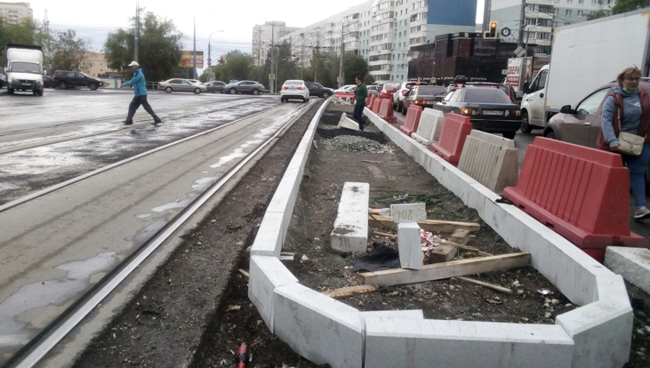В Самаре на пересечении Ново-Вокзальной и Московского шоссе появится трамвайная остановка