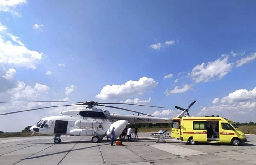 С начала года вертолеты больницы Середавина перевезли 11 пациентов