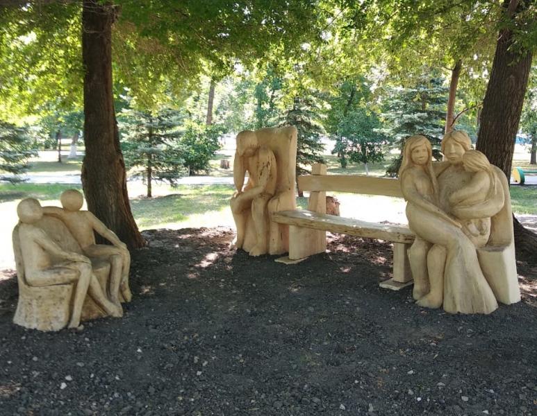В самарском парке Дружбы появились новые скульптуры