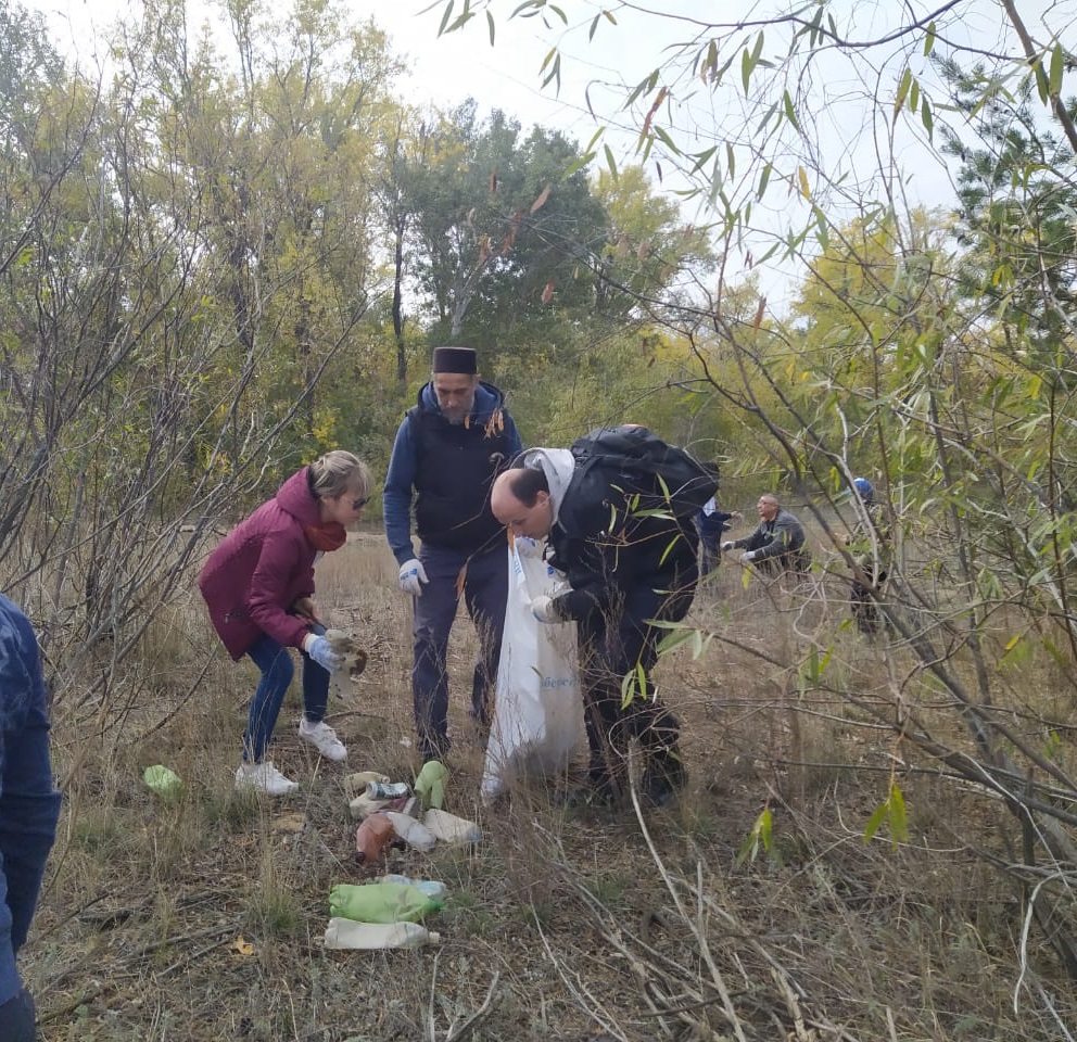 Самарские волонтеры собрали 12 кубометров мусора с острова Зелененький