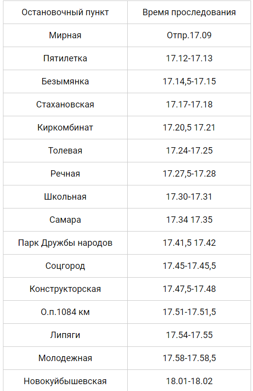 В Самарской области изменили расписание электричек