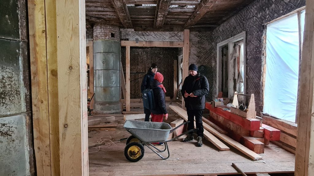 Самарцам показали, как идет реставрация дома Маштакова