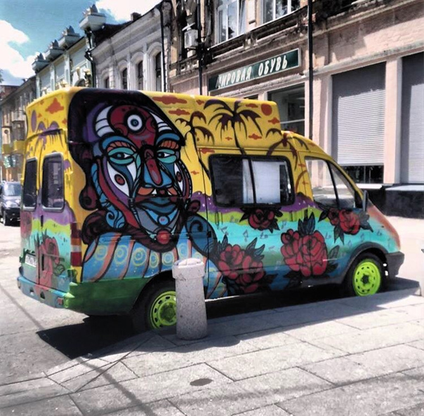 Самарцам предлагают отдать свои автомобили художникам для росписи