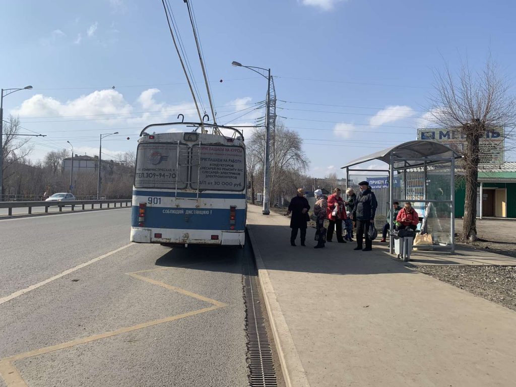 Троллейбусы в Куйбышевском районе Самары пустили по инновационной контактной сети