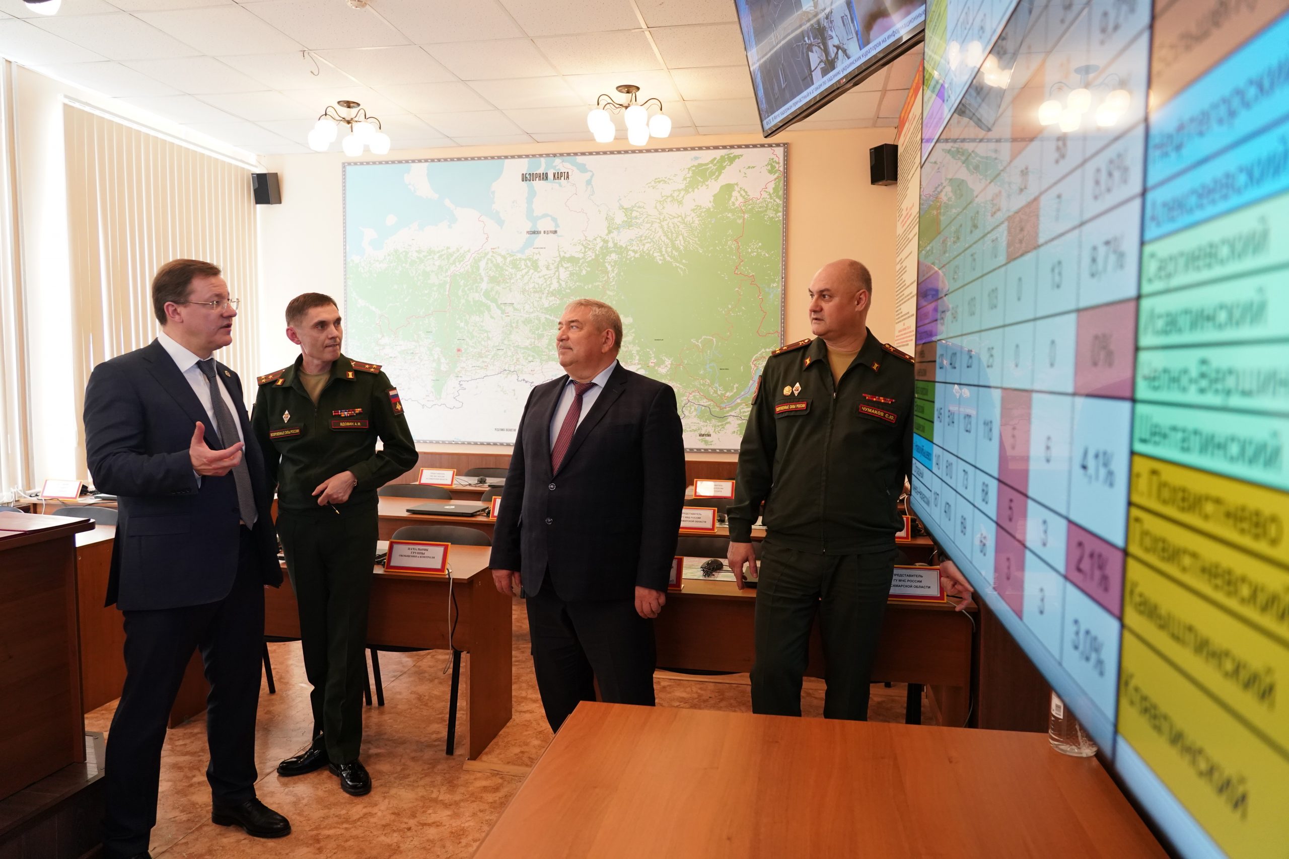 Дмитрий Азаров поздравил с профессиональным праздником сотрудников военных комиссариатов
