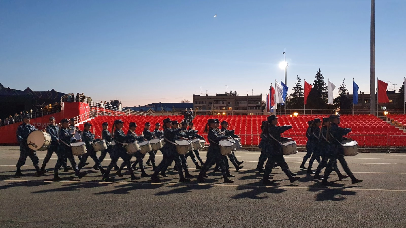 В Самаре прошла первая репетиция военного Парада Победы