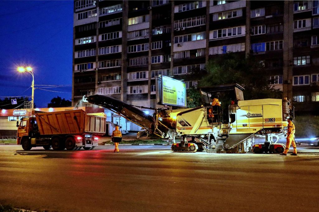 В Самаре начался ремонт участка улицы Авроры от Аэродромной до Промышленности