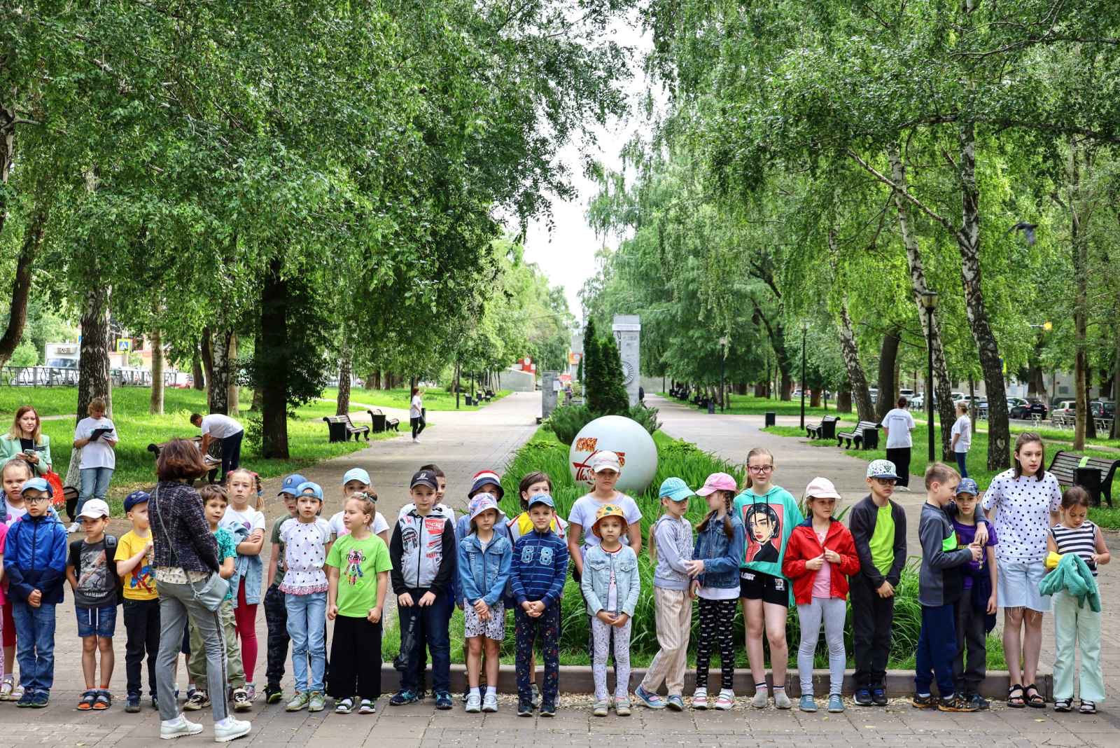На Аллее Трудовой Славы в Самаре провели патриотическую игру о Великой Отечественной войне