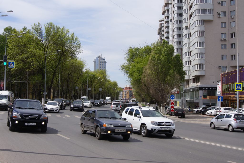 В октябре на участке улицы Ново-Садовой в Самаре планируют ввести одностороннее движение