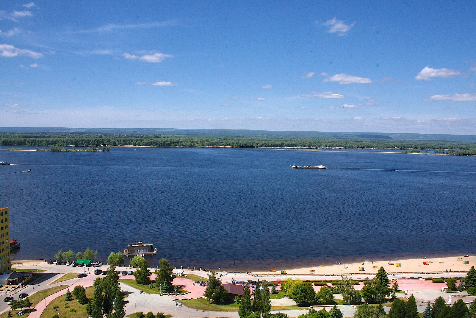В Самарской области Волга прогрелась до +24,7