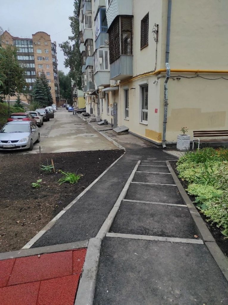 В Ленинском районе Самары в этом году привели в порядок 12 дворов