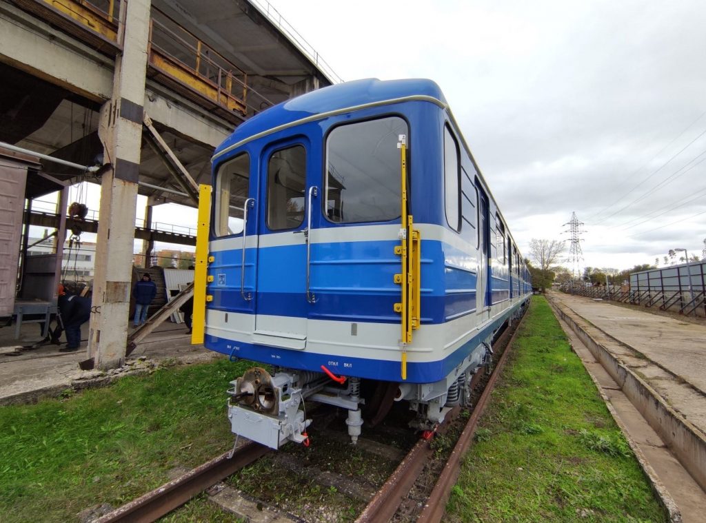 В Самару привезли еще пять капитально отремонтированных вагонов метро