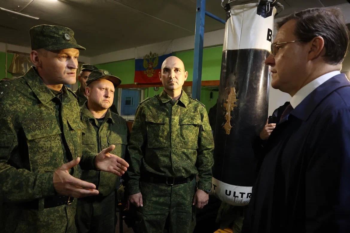 Дмитрий Азаров посетит все военные части Самарской области, где находятся мобилизованные