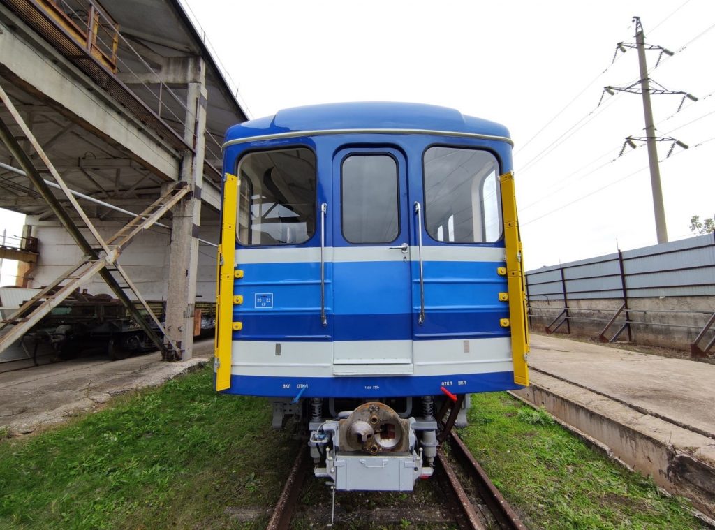 В Самару привезли еще пять капитально отремонтированных вагонов метро