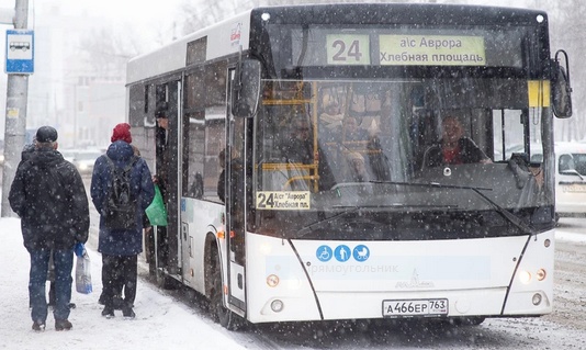 Самарские автобусы №№5Д,17,32, 24,37 и 47 временно объезжают участок в районе улиц Куйбышева/Комсомольской