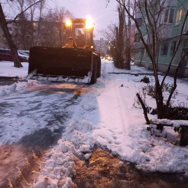Во всех районах Самары организована работа по ликвидации последствий снегопада