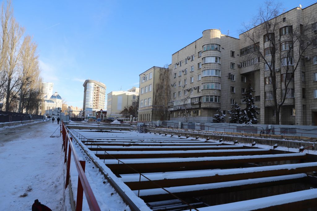 В Самаре в зоне метростроя на улице Галактионовской стартовый котлован готов на 95%, в районе перекрестка улиц Ново-Садовой, Полевой и Самарской – на 25%
