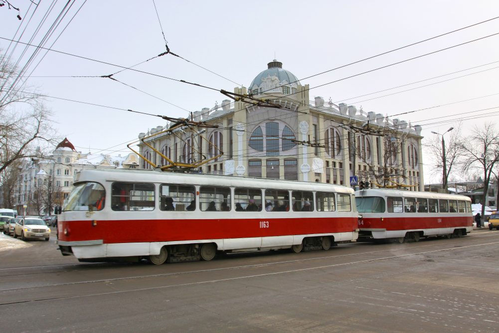 Трамваи временно не будут ходить по улице Фрунзе из-за строительства метро