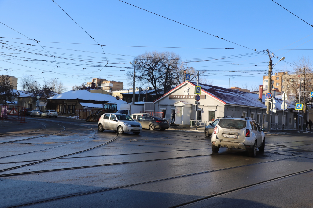 На перекрестке улиц Красноармейской и Галактионовской в Самаре перенесут трамвайные линии