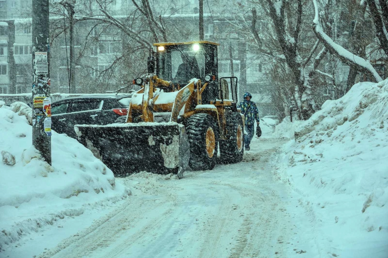 За сутки с улиц Самары вывезли более трех тысяч тонн снега