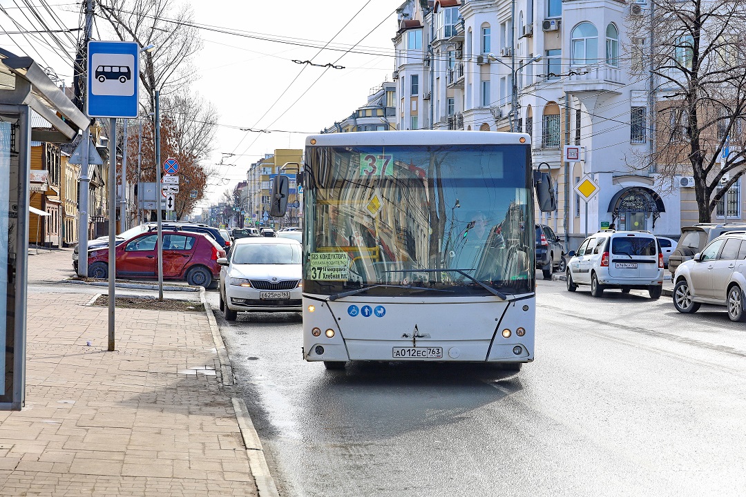 В Самаре проверили работу автобусного маршрута № 37