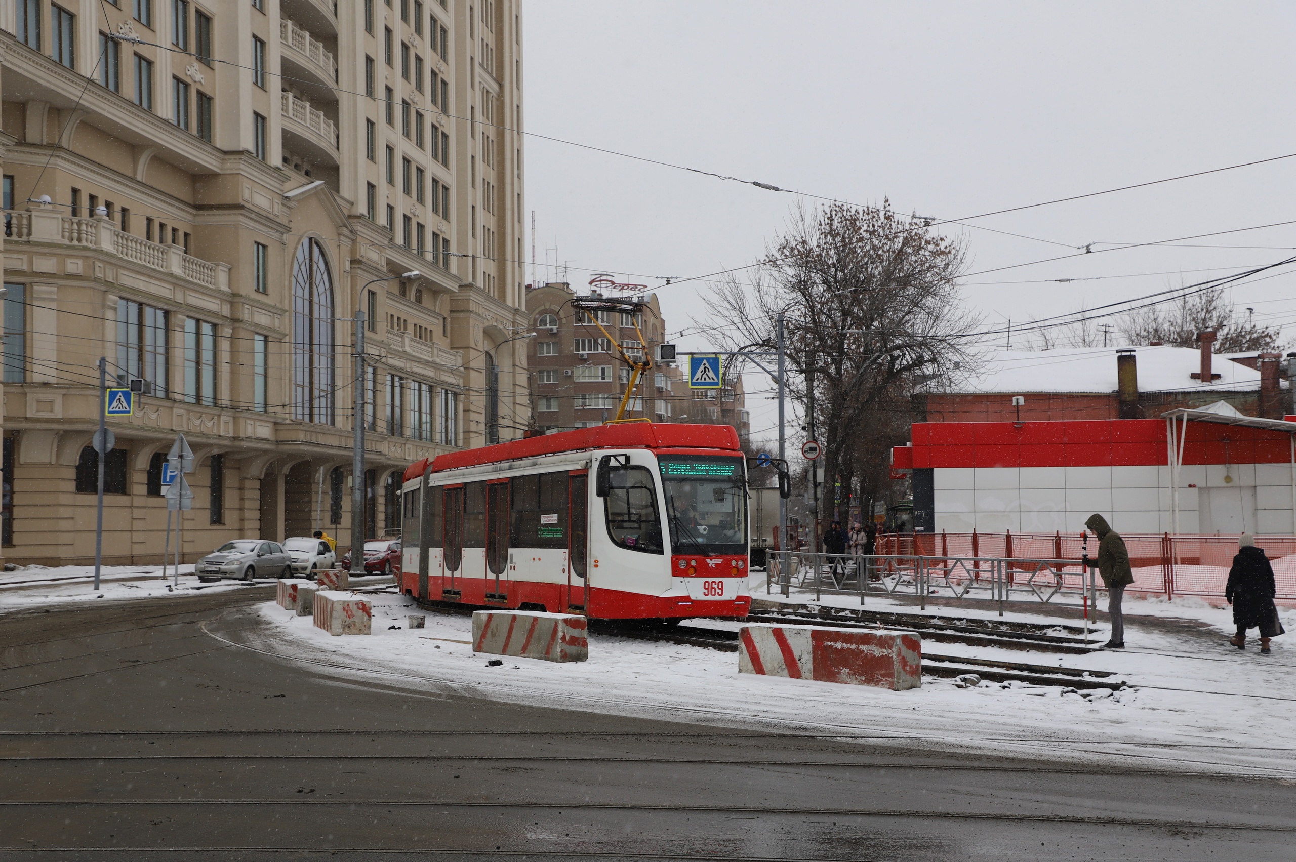 Временное ограничение движения транспорта на пересечении улиц Галактионовской и Красноармейской начинает действовать в ночь на 4 марта