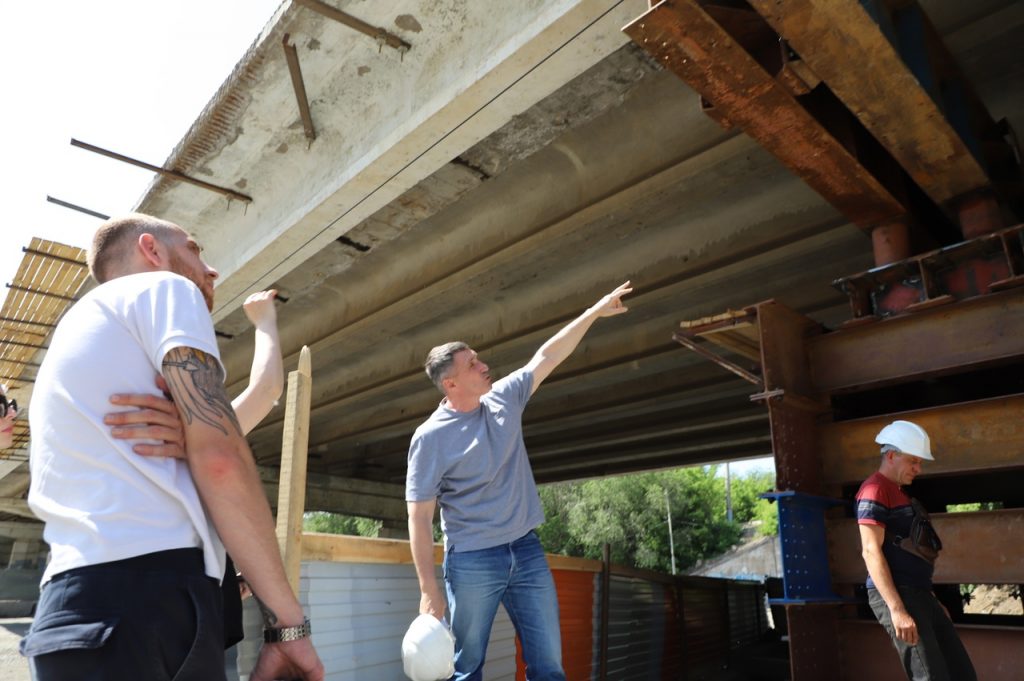 В Самаре на улице Земеца идет ремонт путепровода «139 километр»